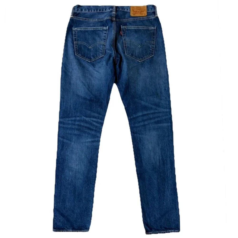 Levi’s 512 Mens 32x32 Slim Taper Jeans Blue Denim Stretch Red Tab 5 Pocket Pants